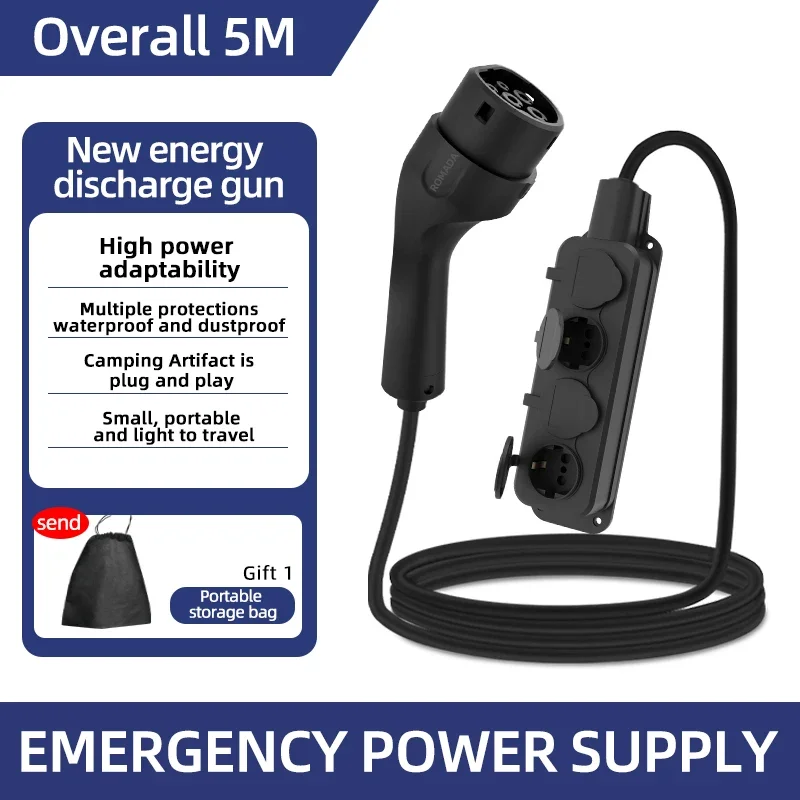 Outdoor Power Station - 휴대용 16A 4KW 전기차 EV 충전기