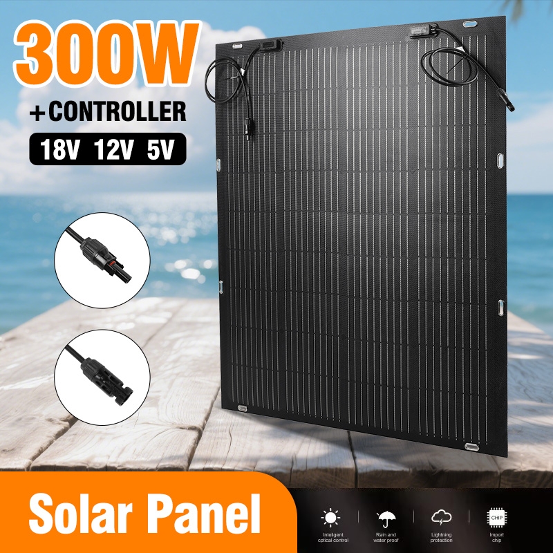 Solar Panel 200W - 300W 유연한 태양광 패널 18V 유연한