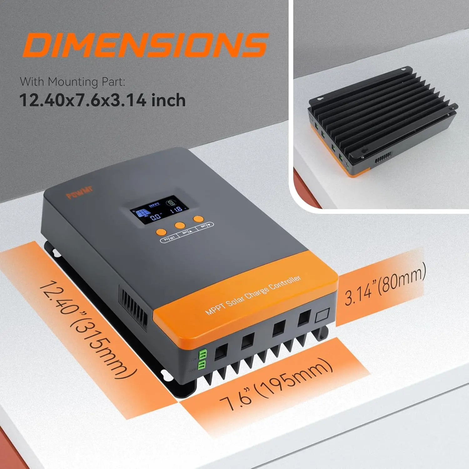 Charge Controller Solar - PowMr 특가 상품 12V 24V 48V