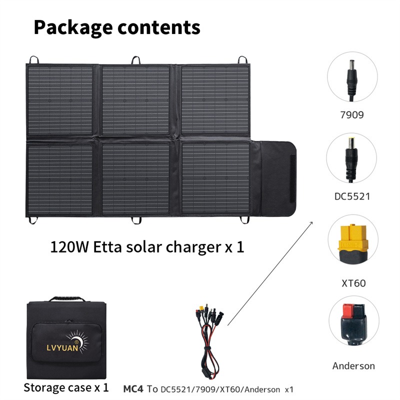 Lvyuan 창고용 IP67 방수 휴대용 접이식 PET - Solar Panel 200W 리뷰 및 가격