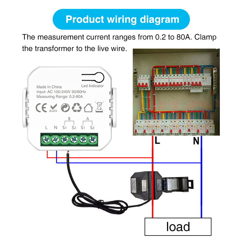 Tuya 스마트 Wifi 지능형 에너지 미터 태양 광  - Energy Monitor Meter 리뷰 및 가격