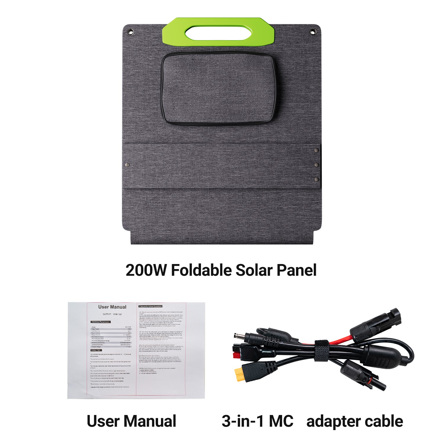 200W 접이식 태양광 패널 |   MONO 144셀  - Solar Panel 200W 리뷰 및 가격