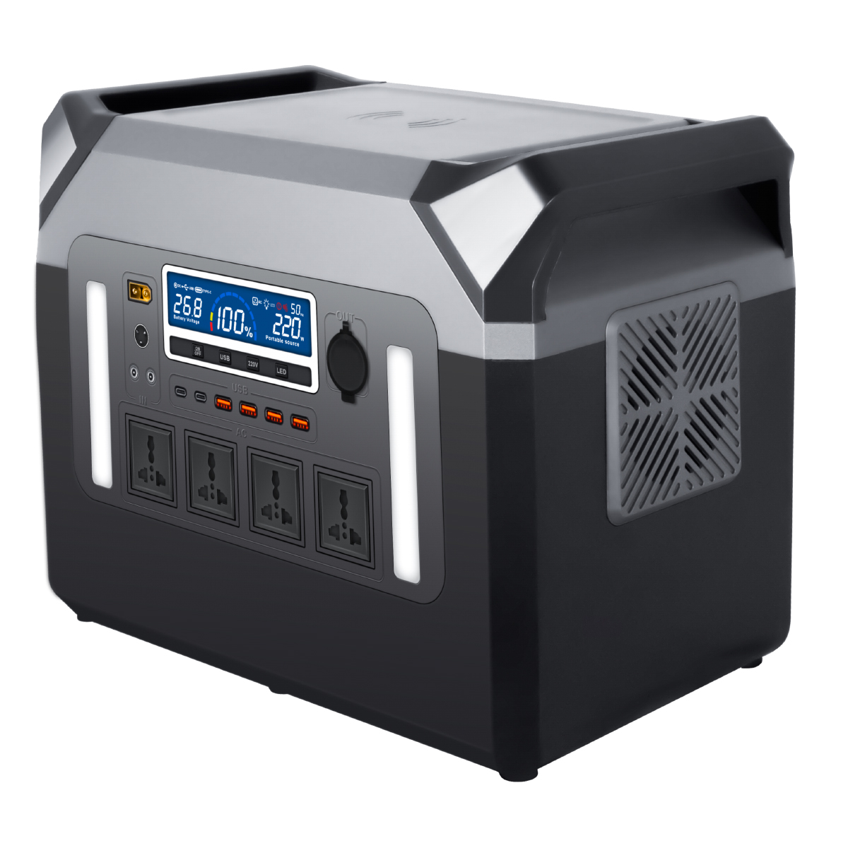 3000W 휴대용 파워스테이션 태양광 발전기 리튬 이온 - Solar Generator 리뷰 및 가격