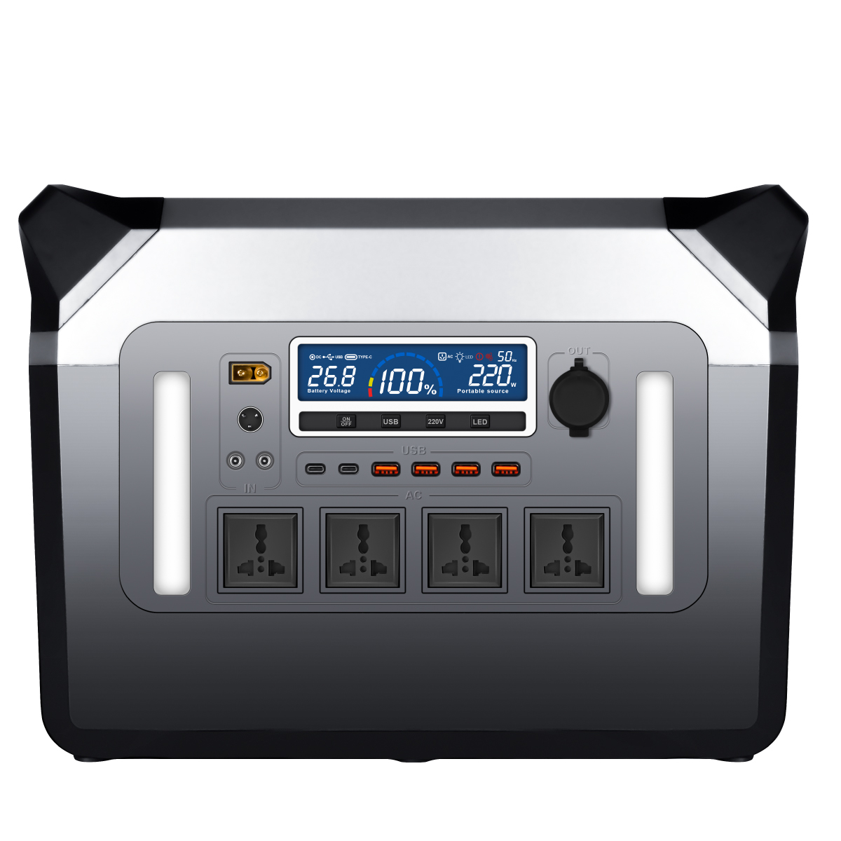 3000W 휴대용 파워스테이션 태양광 발전기 리튬 이온 - Solar Generator 리뷰 및 가격