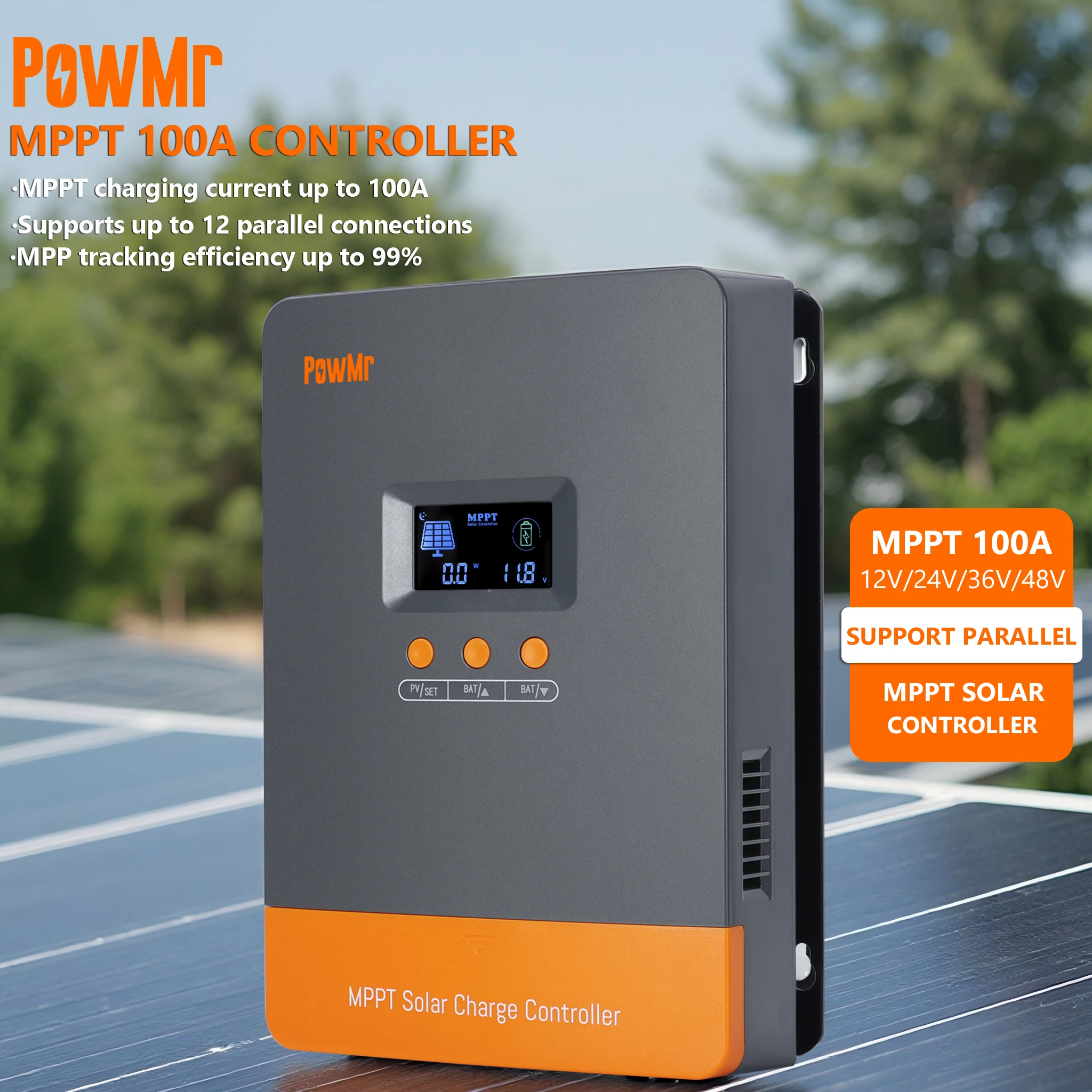 PowMr 특가 상품 12V 24V 48V 배터리 충전 - Charge Controller Solar 리뷰 및 가격