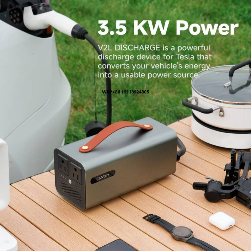 3.5kW NACS V2L 방전 스테이션, EV 차량용 - Outdoor Power Station 리뷰 및 가격