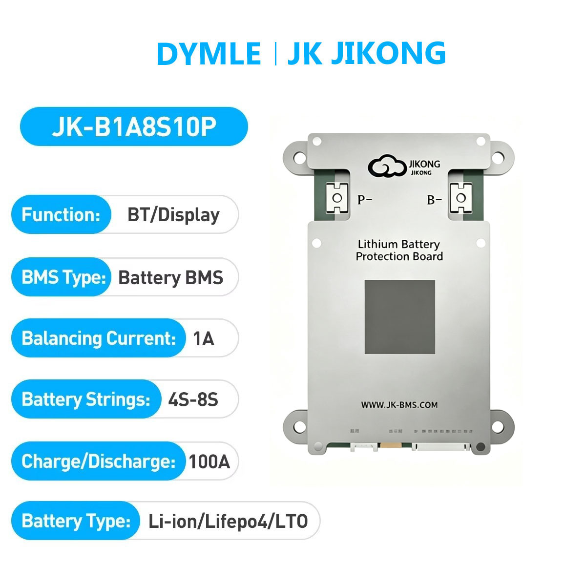 JK JIKONG B1A8S10P 스마트 액티브 BMS - Lithium Battery 12V 리뷰 및 가격