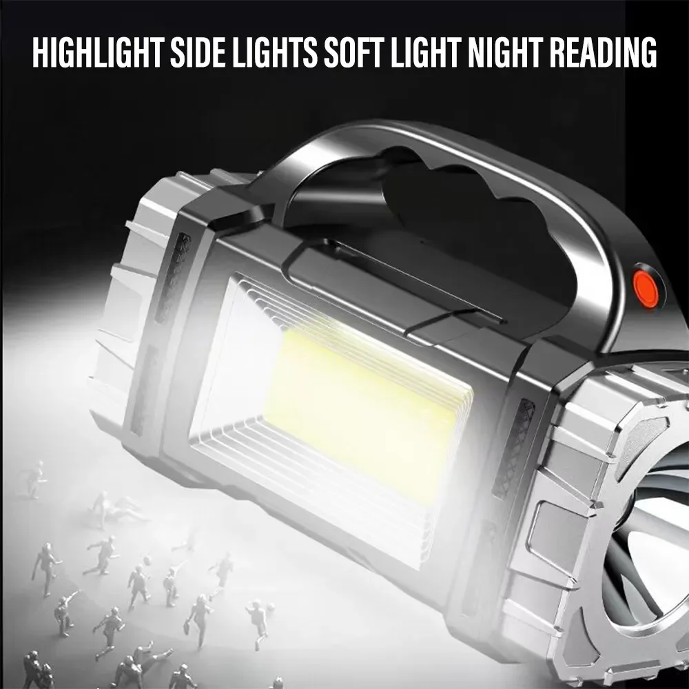 새로운 업그레이드 충전식 고출력 태양광 LED 손전등, - Solar Generator 리뷰 및 가격