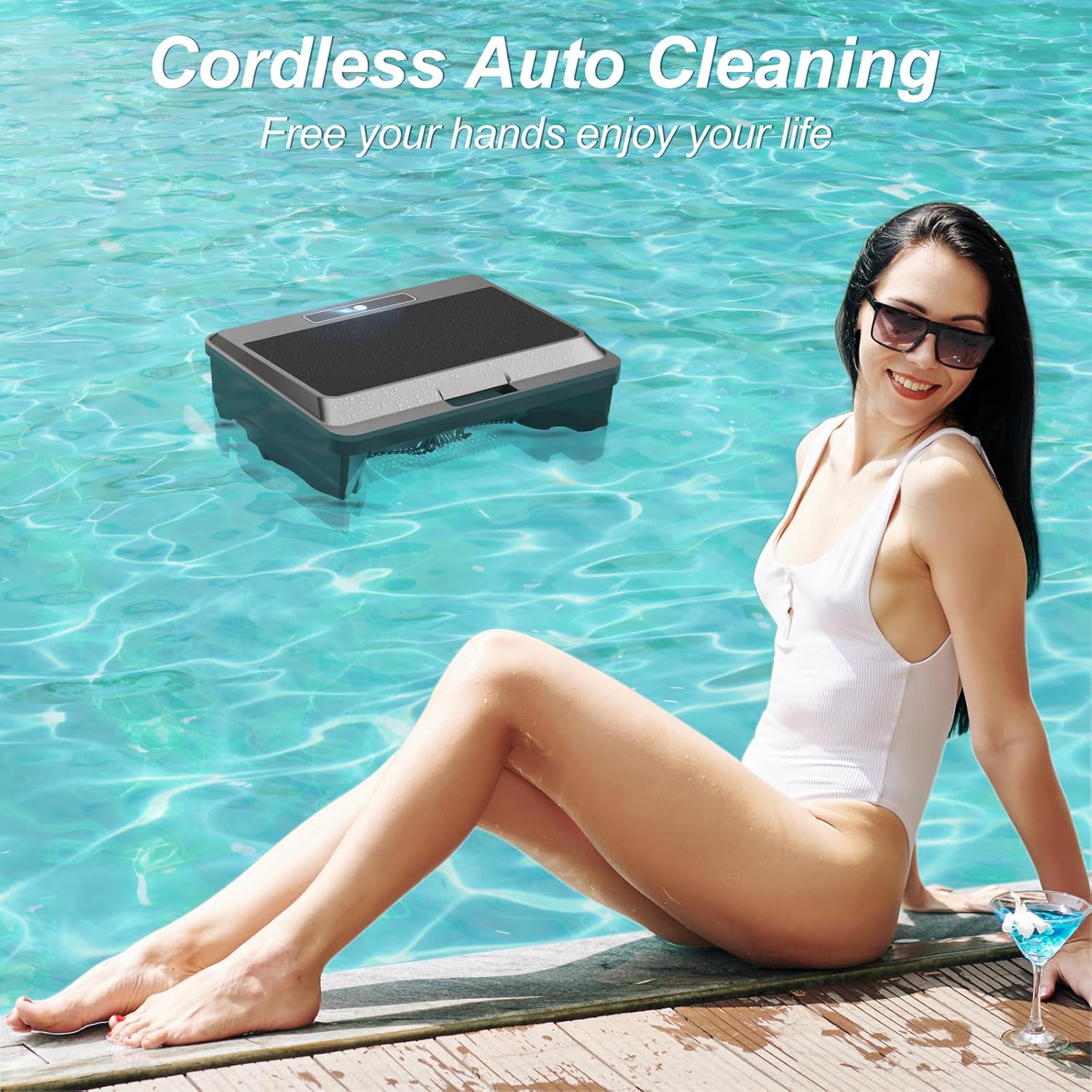 업그레이드된 태양광 수영장 청소 로봇, 원격 제어 기능 - Charge Controller Solar 리뷰 및 가격
